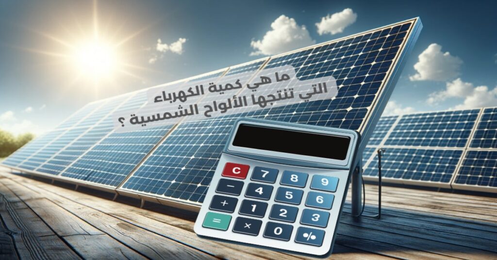 ما هي كمية الكهرباء التي تنتجها الألواح الشمسية؟