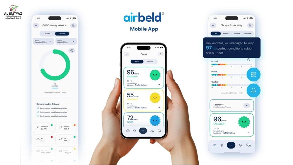 Indoor Air Quality Monitoring System with CO2 Detection 5 Contact us to order airbeld