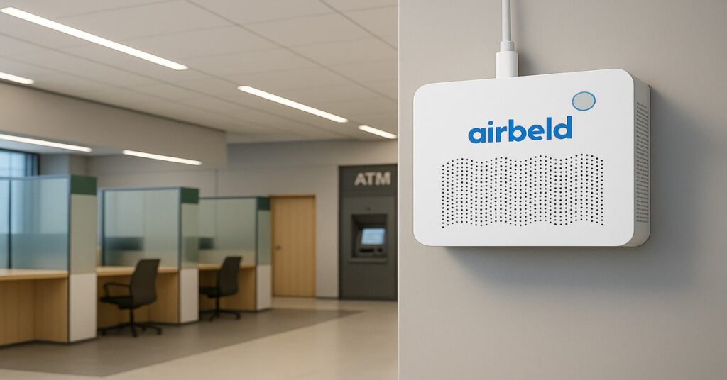 جهاز airbeld لمراقبة جودة الهواء في البنوك 5 جهاز مراقبة جودة الهواء في البنوك