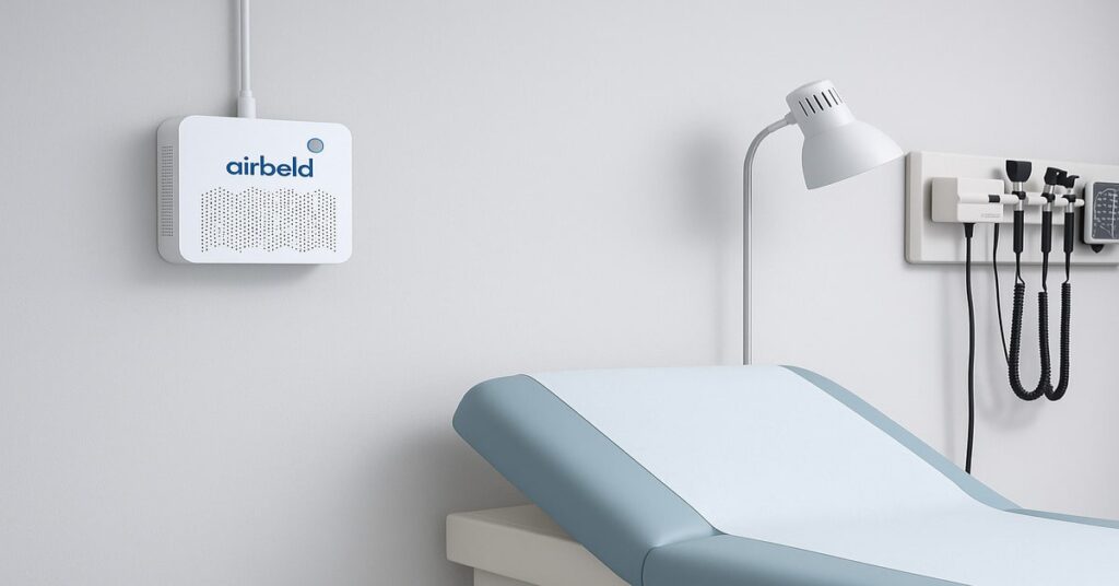 جهاز airbeld لمراقبة جودة الهواء في العيادات الطبية 2 جهاز مراقبة جودة الهواء في العيادات الطبية