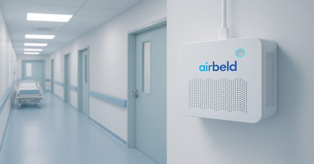 جهاز airbeld لمراقبة جودة الهواء في المستشفيات 6 جهاز مراقبة جودة الهواء في المستشفيات