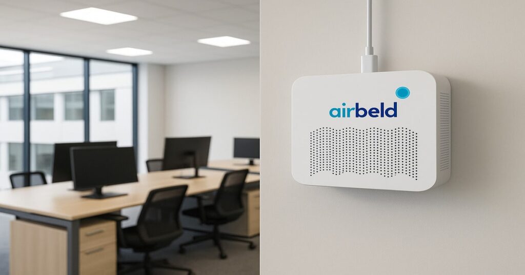 جهاز airbeld لمراقبة جودة الهواء في المكاتب والشركات 4 جهاز مراقبة جودة الهواء في المكاتب