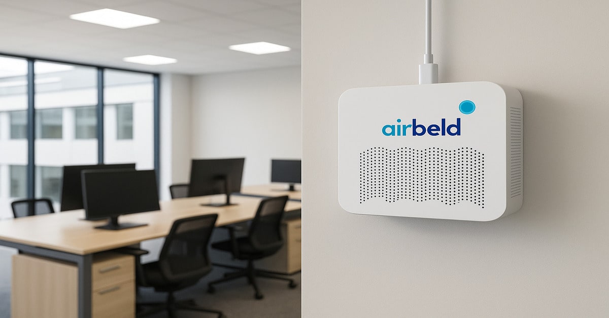 airbeld 26 جهاز مراقبة جودة الهواء في المكاتب